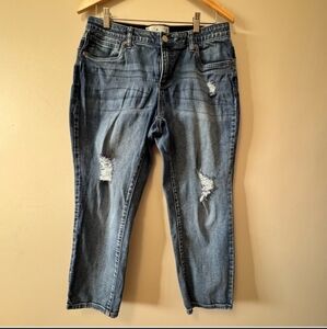 Ricki’s Women's Distressed Blue Jeans